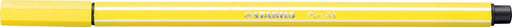 STABILO Pen 68 viltstift, citroengeel 10 stuks, OfficeTown