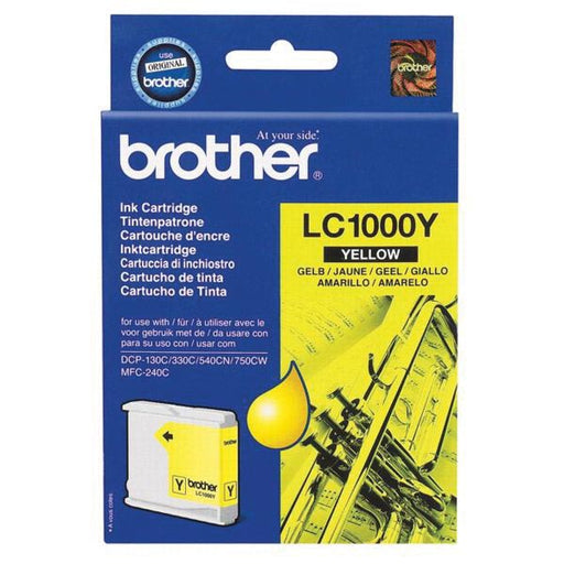 Brother inktcartridge, 400 pagina's, OEM LC-1000Y, geel 5 stuks, OfficeTown