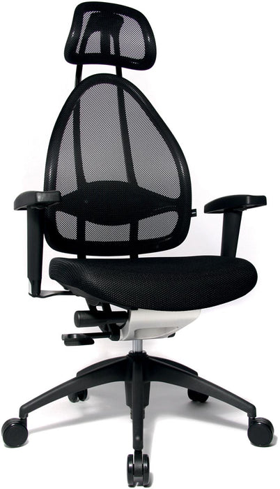 Bureaustoel Topstar Open Art, zwart met verstelbare zithoogte en Body-Balance-Tec-Joint