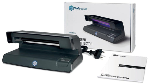 Safescan valsgelddetector 50, met UV valsgelddetectie, zwart 12 stuks, OfficeTown