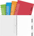 Adoc Colorlines schrift, ft A4, 144 bladzijden,commercieel geruit, geassorteerde kleuren 8 stuks, OfficeTown