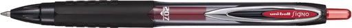 Uni-ball Signo RT207 roller, intrekbaar, schrijfbreedte 0,4 mm, gerecycled plastic, rood 12 stuks, OfficeTown