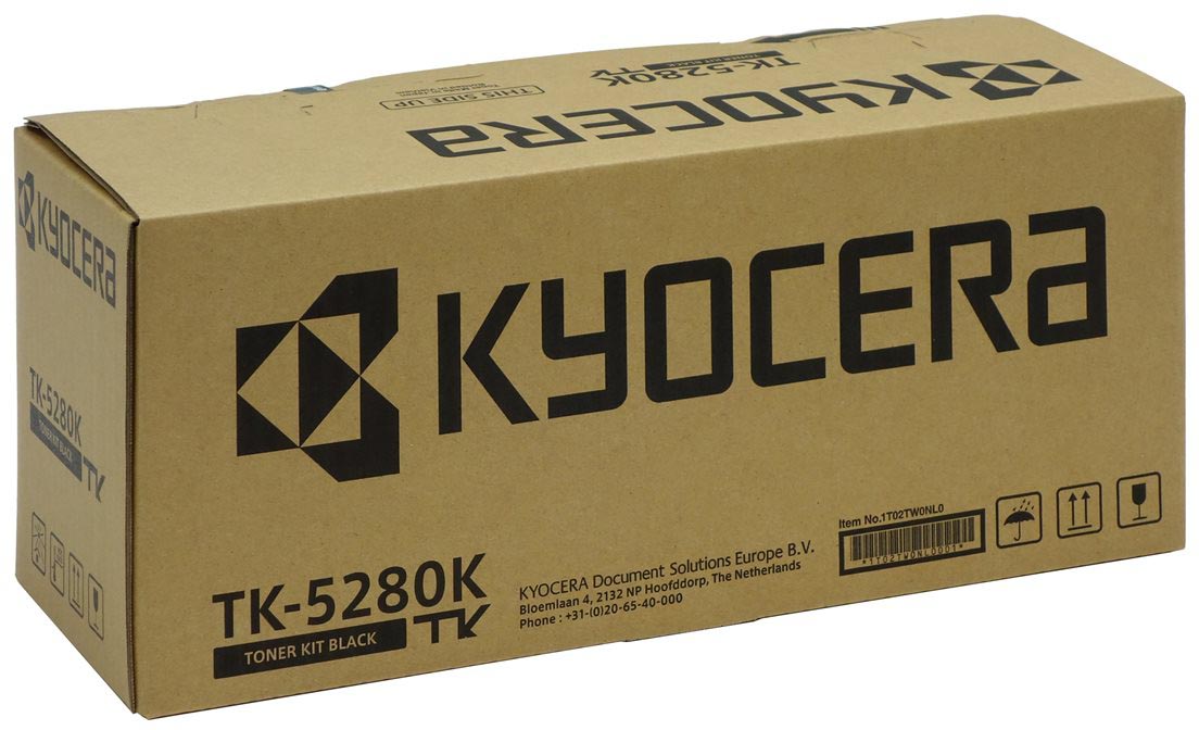 Kyocera toner TK-5280, 13.000 pagina's, OEM 1T02TW0NL0, zwart