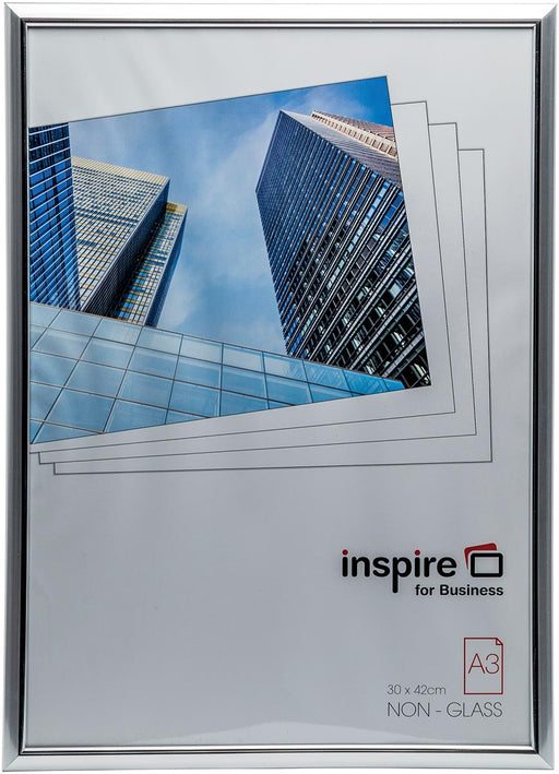 Inspire for Business fotokader Easyloader, zilver, ft A3 18 stuks, OfficeTown