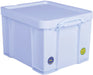 Really Useful Box opbergdoos 35 liter, neonwit met witte handvaten 1 stuks, OfficeTown