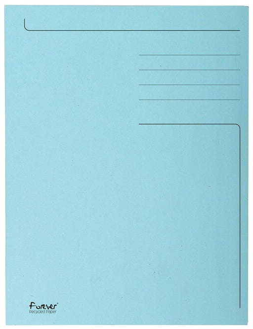 Exacompta dossiermap Foldyne ft 24 x 32 cm (voor ft A4), lichtblauw, pak van 50 stuks 2 stuks, OfficeTown