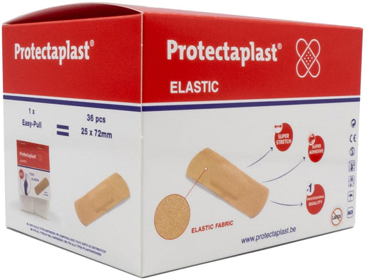Protectaplast Tear & Wear Elastic Easy-Pull, ft 25 x 72 mm, 5 x 36 stuks 30 stuks, OfficeTown