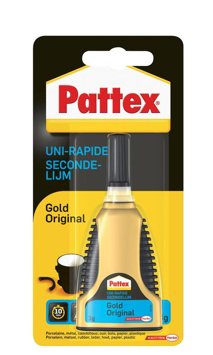 Pattex secondelijm Gold Original met Perfect Doseersysteem