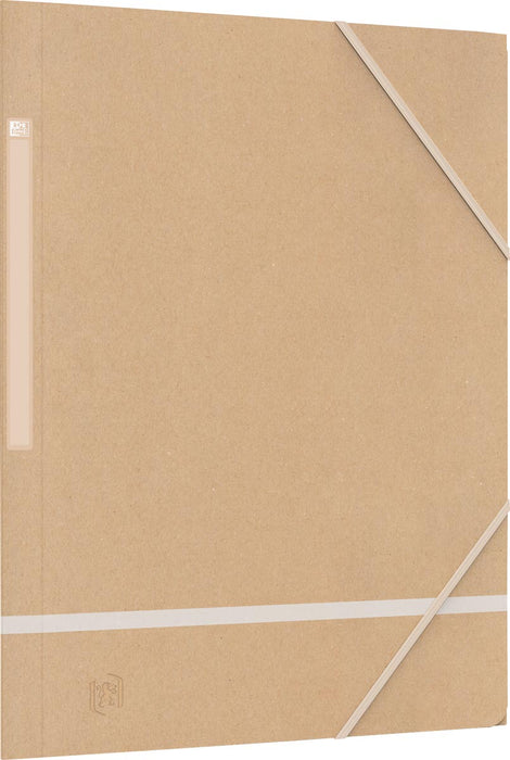 Beige Oxford Touareg kartonnen map met elastische sluiting, A4-formaat, 20 stuks