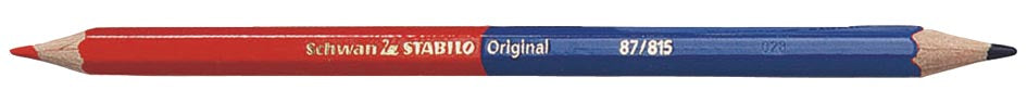 STABILO Origineel rood/blauw potlood 12 stuks