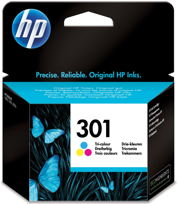 HP inktcartridge 301, 165 pagina's, OEM CH562EE, 3 kleuren
