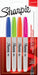 Sharpie permanent marker, fijne punt, blister van 4 stuks, geassorteerde kleuren 12 stuks, OfficeTown