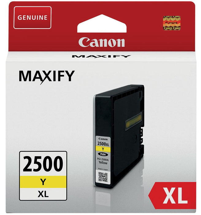 Canon inktcartridge PGI-2500XL, 1.760 pagina's, OEM 9267B001, geel