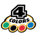 Maped 4-kleuren balpen Twin Tip, klassieke kleuren 12 stuks, OfficeTown