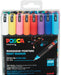 Uni-ball Paint Marker op waterbasis Posca PC-1MR, doos van 16 stuks in geassorteerde kleuren 12 stuks, OfficeTown