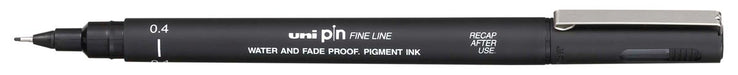 Uni Pin fineliner, 0,4 mm, ronde punt, zwart 12 stuks, OfficeTown