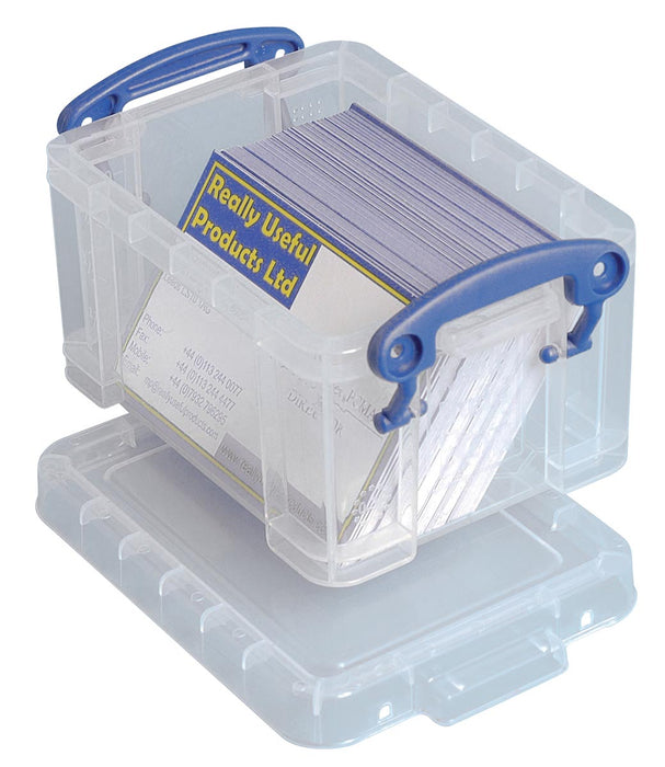 Really Useful Box visitekaarthouder 0,3 liter, transparant
