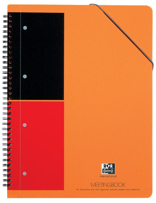 Oxford INTERNATIONAL Meetingbook, 160 bladzijden, ft A4+, gelijnd 5 stuks, OfficeTown