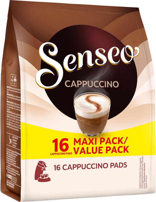 Senseo cappuccino, zakje van 16 koffiepads 10 stuks, OfficeTown