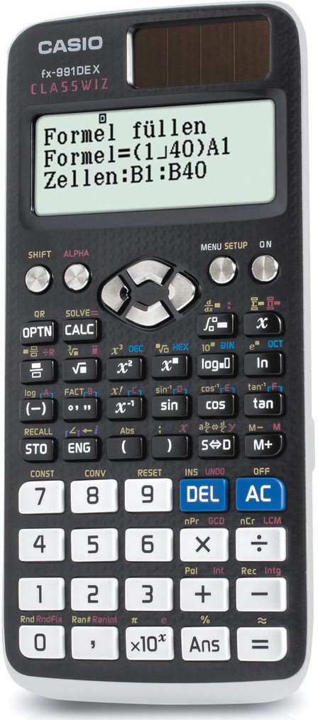 Casio wetenschappelijke rekenmachine FX-991DECW, Duitstalige versie 10 stuks, OfficeTown