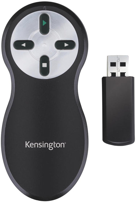Kensington draadloze presentator met opbergbare micro-USB-ontvanger