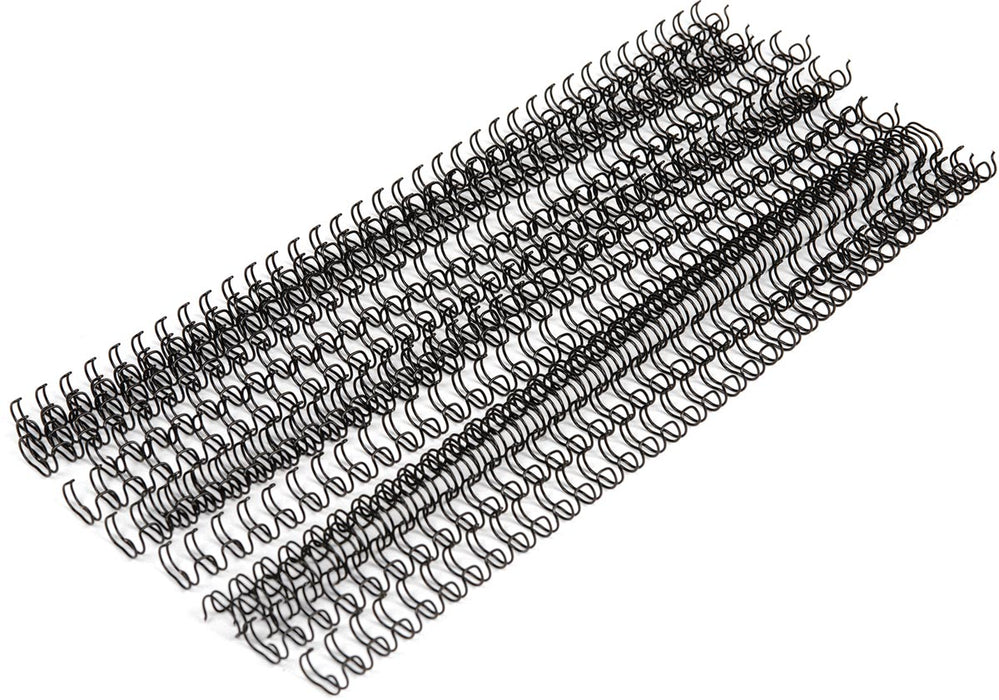 Metalen draadruggen, pak van 100 stuks, 7,9 mm, zwart