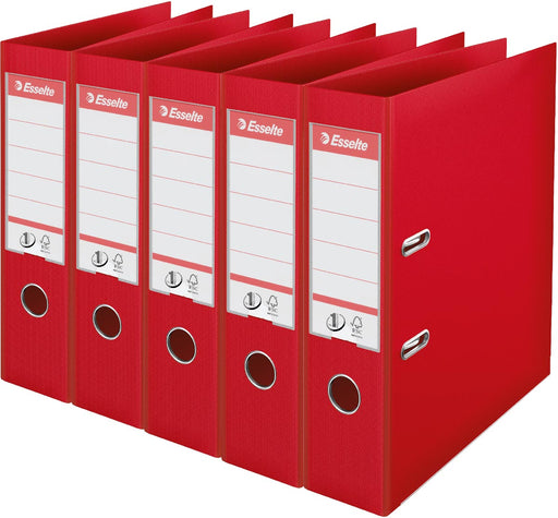 Esselte ordner Power N°1, rug van 7,5 cm, rood, pak van 5 stuks 2 stuks, OfficeTown