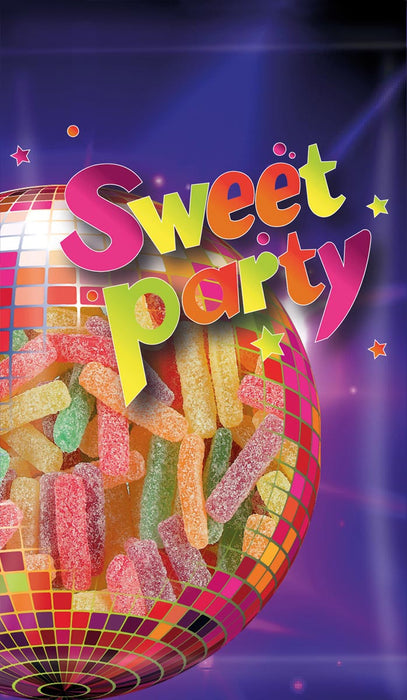 Sweet Party zure snoepjes, zakje van 100 g 16 stuks