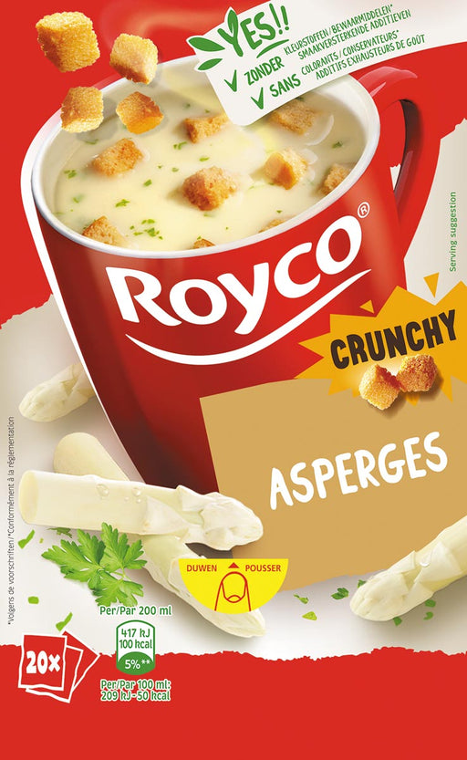 Royco Minute Soup asperges, pak van 20 zakjes 8 stuks, OfficeTown
