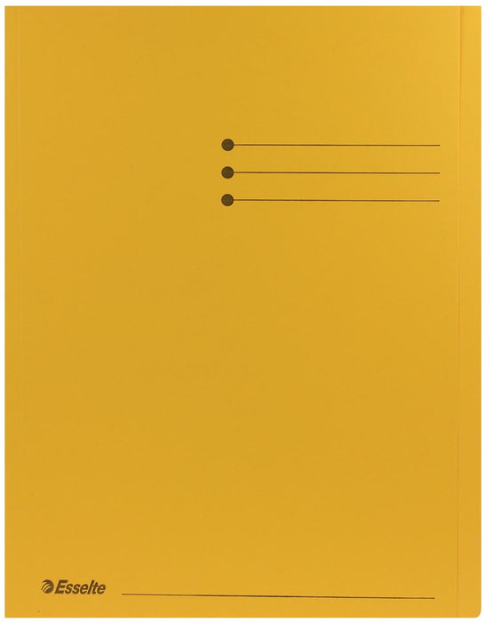 Esselte dossiermap geel, pak van 100 stuks 4 stuks, OfficeTown