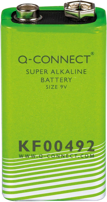 Q-CONNECT alkaline batterij 6LR61 MN1604 9.0V 10-pack