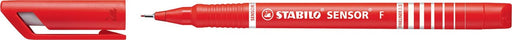 STABILO SENSOR fineliner, 0,3 mm, rood 10 stuks, OfficeTown