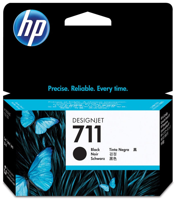 HP inktcartridge 711, 38 ml, OEM CZ129A, zwart