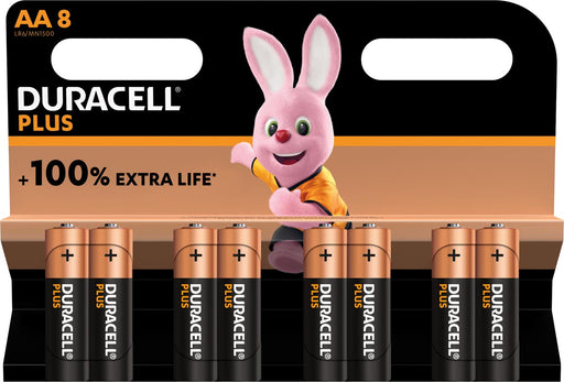 Duracell batterij Plus 100% AA, blister van 8 stuks 24 stuks, OfficeTown