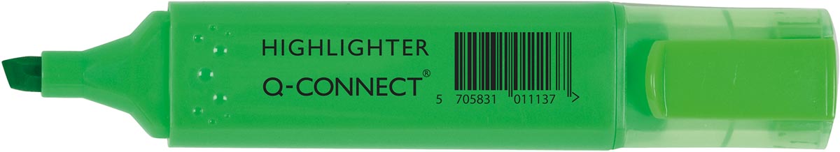 Q-CONNECT fluoriserende markeerstift, groen