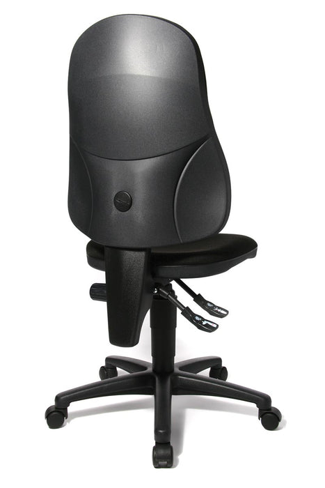 Topstar bureaustoel Point 60, zwart - Ergonomische bureaustoel met bekken- en lendenwervelsteun