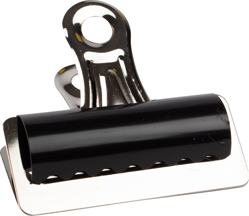Q-CONNECT bulldogclip, zwart, 75 mm, 10 stuks