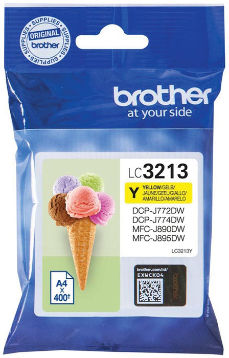 Brother inktcartridge, geel, geschikt voor DCP-J772DW, DCP-J774DW, MFC-J890DW en MFC-J895DW