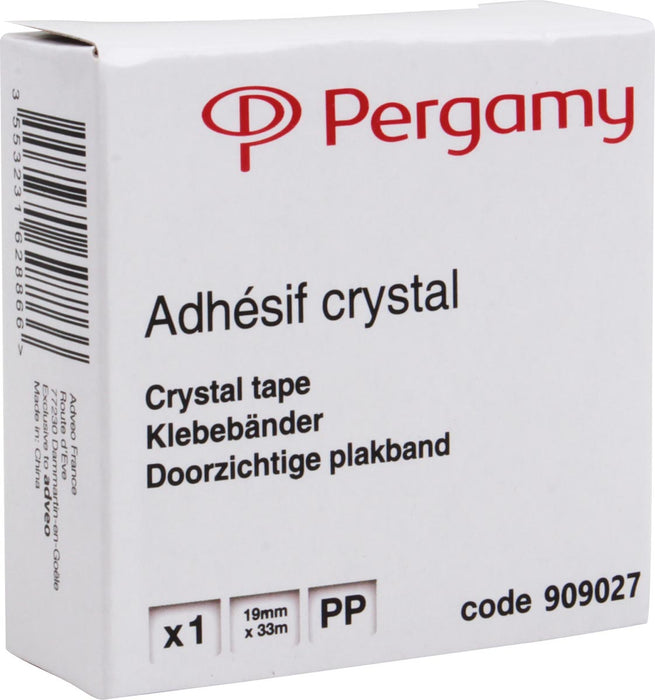 Pergamy doorzichtige plakband met kristalheldere afwerking