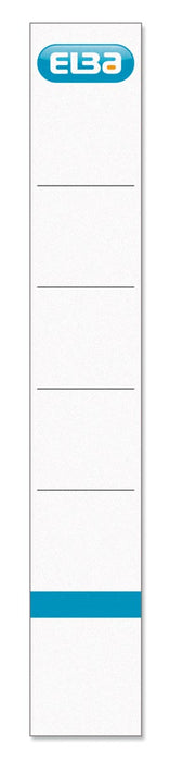 Elba Rugetiketten Ft 19 x 3 cm, wit, 10 stuks