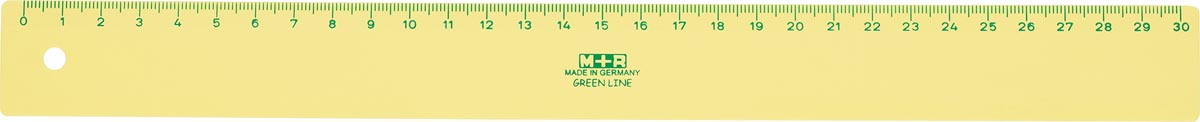 M+R Groene Lijn liniaal, 30 cm