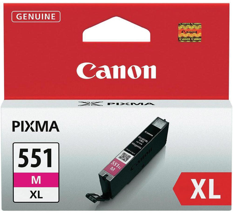 Canon inktcartridge CLI-551M-XL, 680 pagina's, OEM 6445B001, magenta