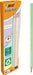 Bic grafietpotlood Evolution Pastel HB, doos van 12 stuks, assorti Bic