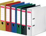 Pergamy ordner, voor ft A4, volledig uit PP, rug van 8 cm, geassorteerde kleuren 10 stuks, OfficeTown