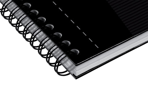 Oxford Office Essentials spiraalschrift, 180 bladzijden, ft A4, gelijnd, zwart 5 stuks, OfficeTown