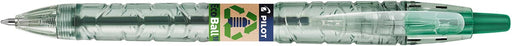 Pilot Ecoball balpen B2P BeGreen medium, groen 10 stuks, OfficeTown