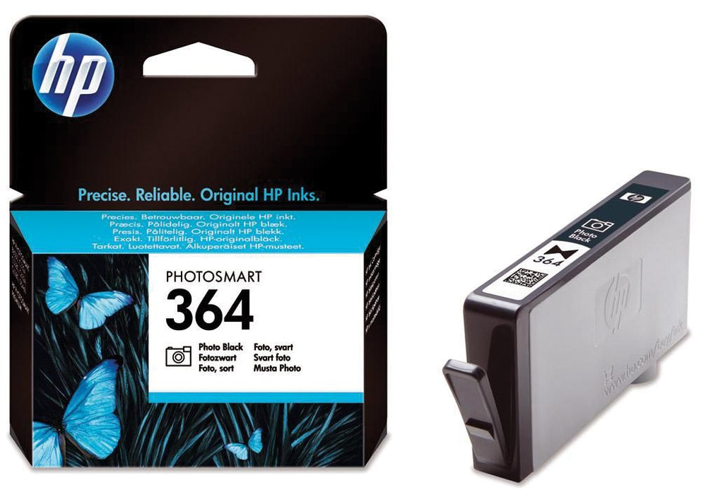 HP inktcartridge 364, 130 pagina's, OEM CB317EE, zwart foto