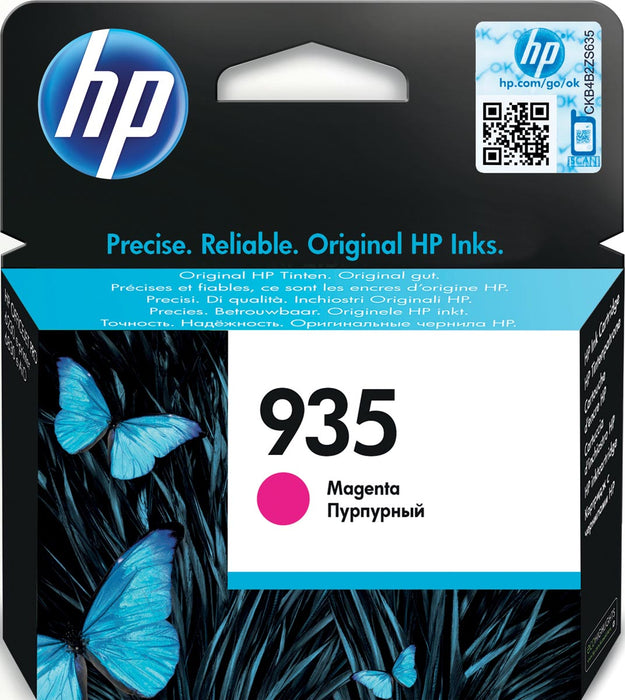 HP inktcartridge 935, 400 pagina's, OEM C2P21AE, magenta