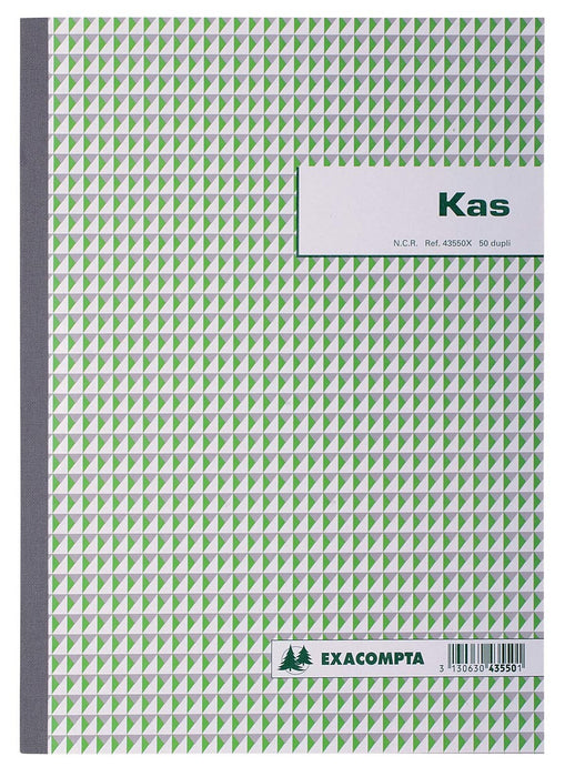 Exacompta kasboek, ft A4, Nederlandstalig, dupli (50 x 2 vel) 5 stuks, OfficeTown