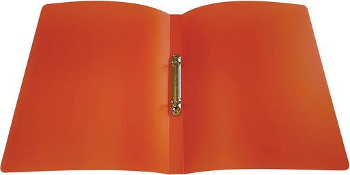 Alpha ringmap, voor ft A4, uit PP, 2 ringen van 16 mm, transparant oranje 25 stuks, OfficeTown